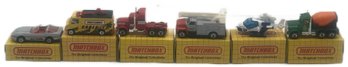 6 Pcs Vintage Matchbox Collectible Cars In Boxes