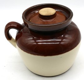 Roseville Pottery Baked Bean Pot - 8' High