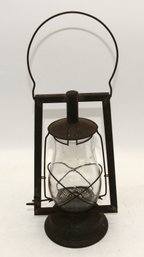 Dietz Steel Lantern - Victor Model - With Clear Globe - Needs Burner