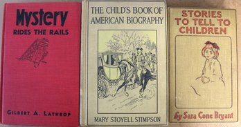 Three Vintage Books For Younger Readers