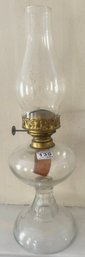 Clear Kerosene Lamp, 5.75 Dian.  X 18H