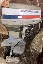 Vintage Evinrude Outboard Motor, 26' X 12' X 46'H