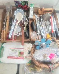 Lot Of Kitchen Drawer Useful Utensils And So Much More