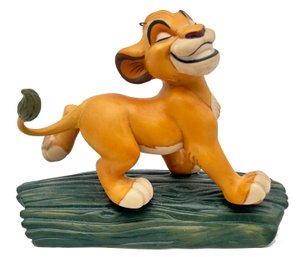 2.75'H Simba Figurine From Disney's Lion King Hakuna Matata', Original Box & Cert Of Authenticity