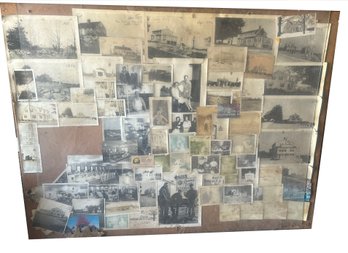 Large Mounted Pictorial History Of The Now Closed Sunny Villa On Rt 16, Ossipee, NH - 1929 Forward