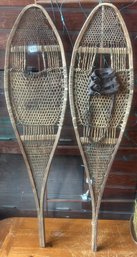 Vintage Pair Snow Shoes, 11' X 42.5'L