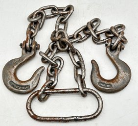 BTC 2-Hook 5/16 HT Short Lifting Chain, 48'L