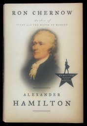 2204 Ron Chernow's Book 'Alexander Hamilton' The Inspiration For Hamilton The Musical, 6.5' X 2' X 9.5'H