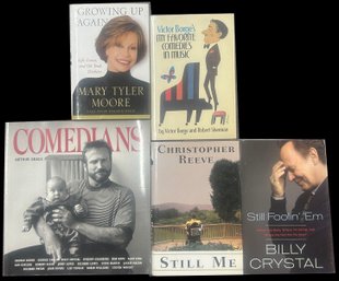 5 Pcs Books, Various Autobiographies-Billy Crystal, Christopher Reeves, Mary Tyler Moore & More