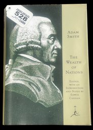 Book 'The Wealth Of Nations' By Adam Smith (172-1790) - First Published In 1776
