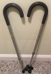 2 Metal Canes