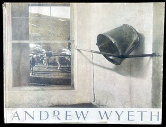 HUGE 1968 First Printing Coffee Table Size Book Andrew Wyeth's, 17.75' X 13.25'H