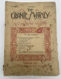 19 Issues Granite Monthly New Hampshire Magazine, 1903-1906