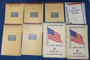 Set Of Six Personal Wartime Journals - World War 2 - Army Headquarters - Europe - By Philo Wilson