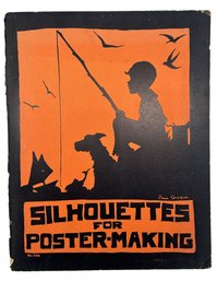 Vintage Booklet Silhouettes For Poster-Making No. 1188, 10' X 12.75'H