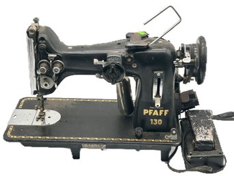 Vintage German PFAFF Sewing Machine Without Cabinet, Cords Need Replacing