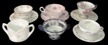 Misc Lot Of Tea Cups, Saucers (Not All Matching) And Others