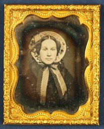 Ninth Plate Daguerreotype Without A Case - Image Of Woman - No Identification