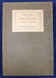 1923 Special Edition Book 'Boston Days Of William Morris Hunt' By Shannon In Original Box