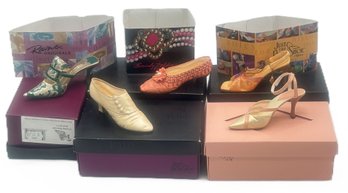 Collectible Just The Right Shoe Accessories, 5 Shoes, All With Boxes