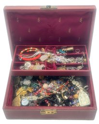 Jewelry Box FULL Of All Kinds, Agate, Coin Jewelry, Ethnic Style Pieces, European Souvenirs, Egyptian Styles,