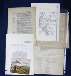 Group Of Items From Joseph W.p. Frost Relating To Kittery Maine
