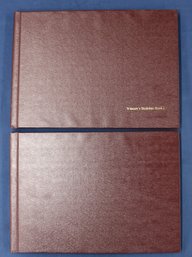 Two Custom Made Books From Library Of Joseph W.P. Frost - Sketchbook Of George S Wasson 1855-1932