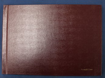 Custom Made Book Of Photographs With 'fernald Cove' In Gold On Cover - From Joseph Frost Library