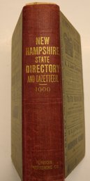 1900 Book -'New Hampshire State Directory And Gazeteer'