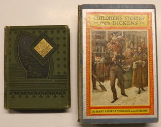 Two Charles Dickens Related Books - 1: Charles Dickens Birthday Book2: Children's Stories From Dickens