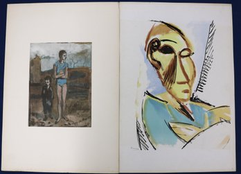Two Picasso Prints - Signature In Plate - Likely From A Portfolio