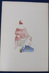 Print By Pablo Picasso Likely Signed In Plate And From A 1950's Portfolio