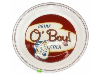 Vintage Porcelain Drink O'Boy! Cola Serving Tray, 15.75' Diam. X 1.75'D