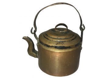 Antique Copper Tea Kettle