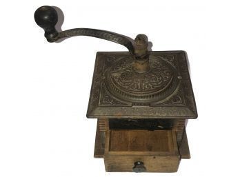 Antique Counter Top Coffee Grinder