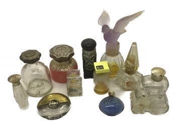 Collection Of Miniature Perfume Bottles Including Avon