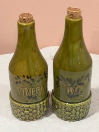 Vintage LA Pottery Vinegar & Olive Oil Jar