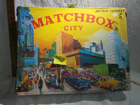 Lesney - 1960's  MatchBox City Fold-able Suitcase Play Set ,