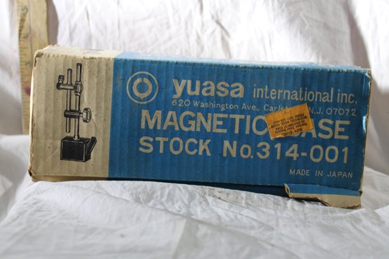 Yuasa Magnetic Base Stock No. 314-001 In Original Box