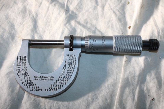 Starrett Micrometer - T230RL - EDP 50943 In Original Box