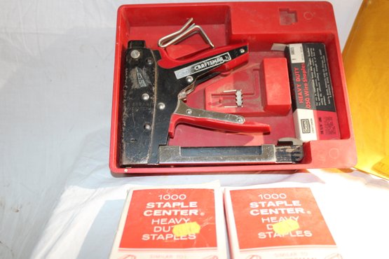 Sears Craftsman Stapler And Lots Of Staples