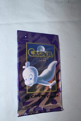 1995- FLEER- Casper ( The Friendly Ghost) Trading Cards,  1 Unopened Pack, 6 Cards