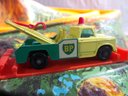 Lesney - 1960's # 13 Scarce BP Dodge Wreck Truck , Green And Yellow,  Made In England