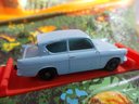 Lesney - 1960's Vintage # 7 - Ford Anglia  Made In Eng. - Blue Windows , Good Shape