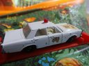 Lesney - 1960's Vintage  # 5559 Ford Galaxie Police Car - Matchbox Series - Marker And Gold Paint On Bottom
