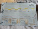 Revell USS Saratoga- CV60 Model Kit , 1989 , No. 5025, 1:542 Scale With Instructions, Decals