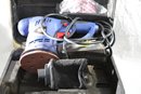 Master Mechanic Sander With Vacuum /Bag  & Some Pads- Works, Has Intact Case, Shims And Small Wooden Box!