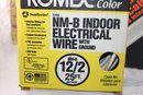 Romex 25 Ft Interior Electrical Wire -12/2 600 Volts, Romex  Interior Electric14/2 With Ground - Approx 15 Ft