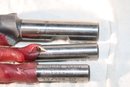 3 Newly Sharpened Rounded Head End Mills  - 13/32'  And 9/32' And 78' Power Tool Accessories