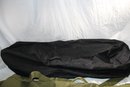 2 Thick Canvas Duffel Bags - One Olive Green Standard Military, One Black  3 Ft  New